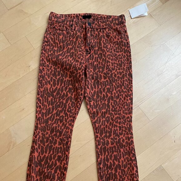 MOTHER BNWT Ankle Fray Jeans High Waist Animal - Picture 4 of 11